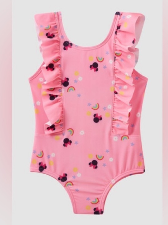 GAP Other - Gap x Disney Minnie Mouse Pink Toddlee Girl Bathing Suit Swim 5T